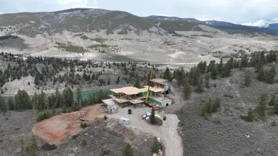 22,000 sq ft luxury mountain residence under construction in Dillon, Colorado by Peak Ten Construction