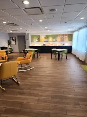 Spark by Hilton lobby renovation